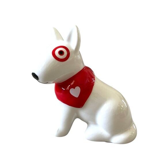 Target Valentine's Day 2025 Ceramic Bullseye Dog Figurine 3.5in Spritz NEW - Picture 8 of 8